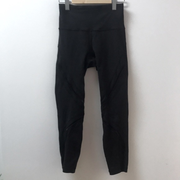 Lululemon Hi-Rise Tights w/mesh detail